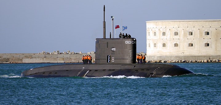 Две подлодки Черноморского флота сошлись в «дуэли»